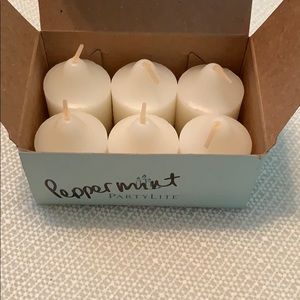 Peppermint Partylite Votive Candles (10)